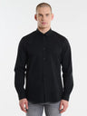 Basic Button-Down Shirt | Black