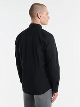 Basic Button-Down Shirt | Black