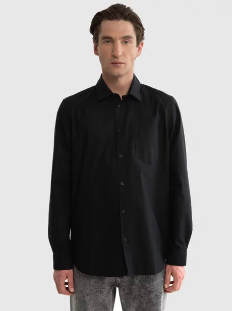 BIG STAR Oxford Shirt  | Black