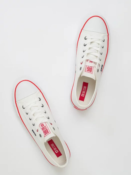 Classic White Canvas Sneakers | White