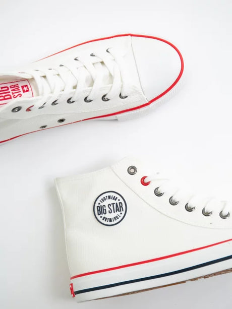 High White Canvas Sneakers | White