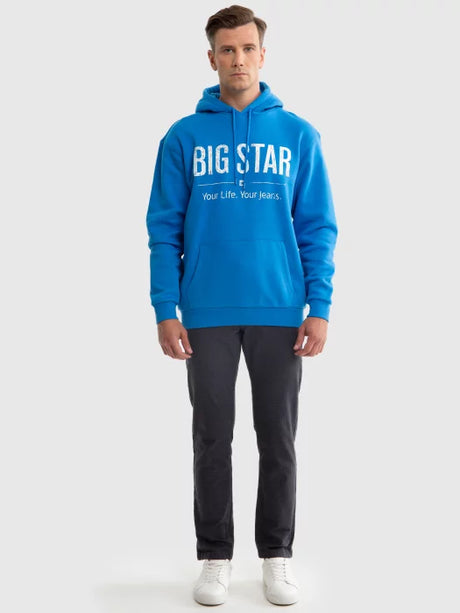 BIG STAR Logo Hoodie Sweatshirt | Navy