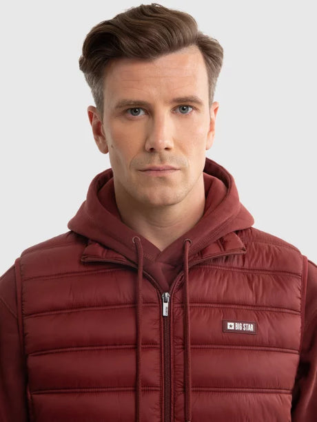 Puffer Quilted Vest | Wine