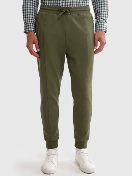 Slim-Fit Jogger Pants | Olive Green