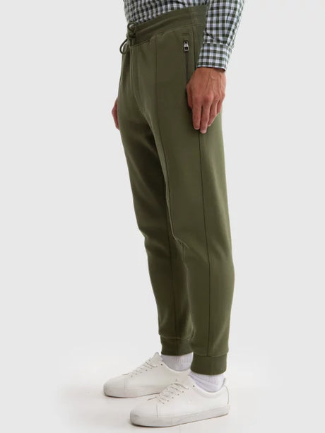 Slim-Fit Jogger Pants | Olive Green