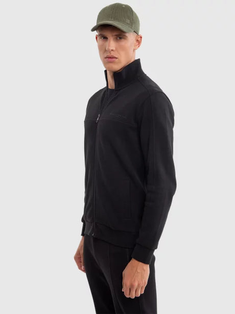 Full-Zip Sweat Jacket | Black