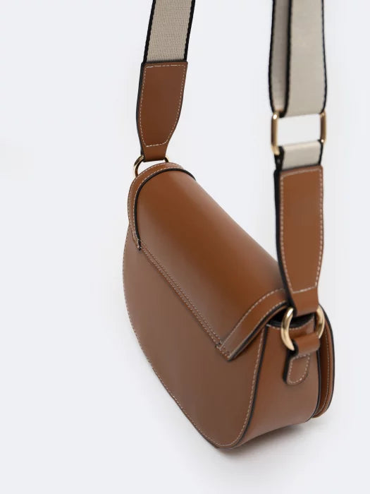 Saddle Crossbody Bag | Brown