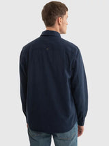 Twill Weave Shirt  | Navy