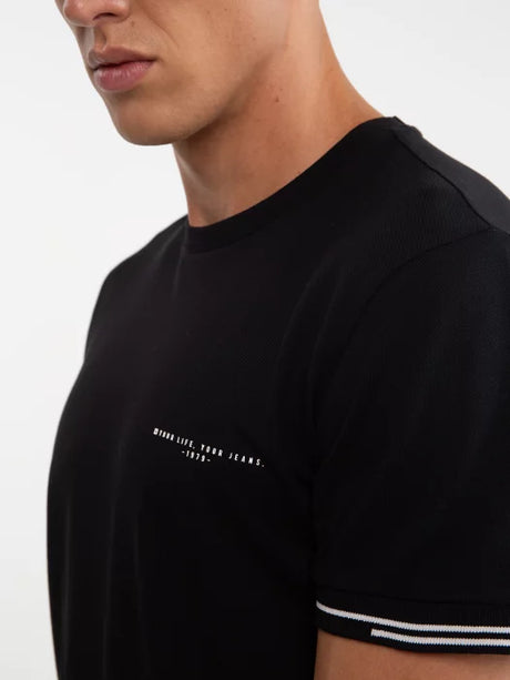 Casual Crewneck T-Shirt | Black