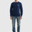 Timeless Big Star Sweater | Navy Blue