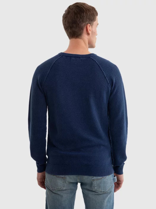 Timeless Big Star Sweater | Navy Blue