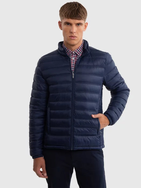 Puffer Jacket with Hood | Navy