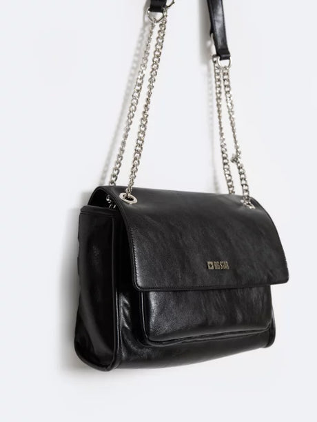 Chic Chain Shoulder Bag | Black