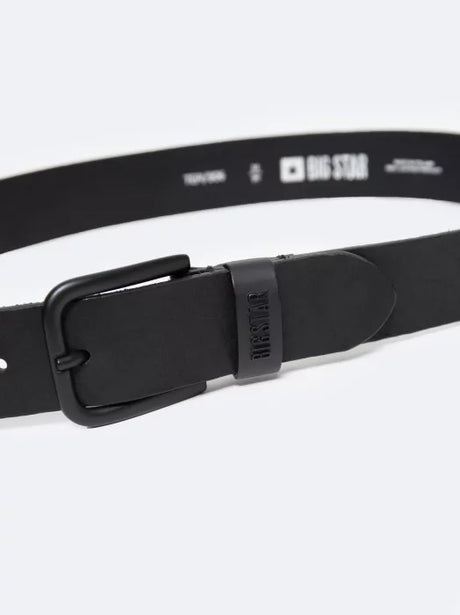 Black Belt with Big Star Logo | Black