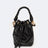 Drawstring Mini Bucket Bag | Black