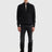Modern Half-Zip Knit Sweater | Black