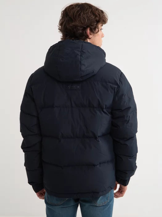 Hooded Puffer Jacket | Navy