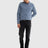 Textured Round-Neck Sweater | Light Blue