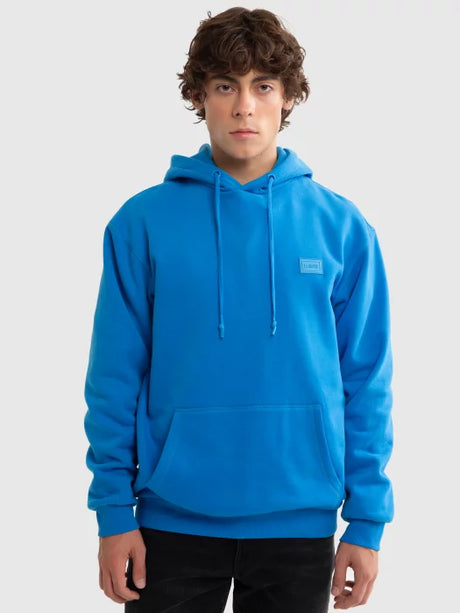 Relaxed Fit Pullover Hoodie with Kangaroo Pocket  | Blue