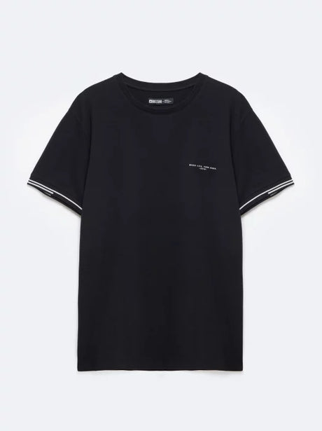 Casual Crewneck T-Shirt | Black