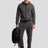  Joggers with Black Stripes | Dark Grey