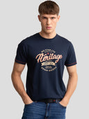 Heritage T-Shirt | Navy Blue