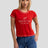 Printed T-Shirt | Red