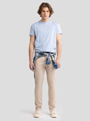 Crew Neck T-shirt | Light Blue
