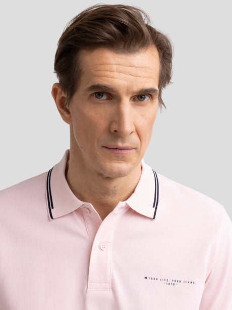 Polo Shirt | Pale Pink
