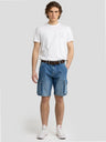 Denim Cargo short | Blue