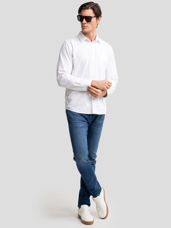 BIG STAR Oxford Shirt  | White