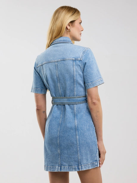 Mini Denim Dress | Blue