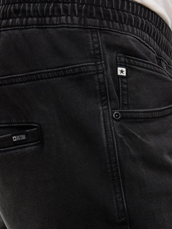 Casual Denim Short | Black