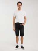 Casual Denim Short | Black