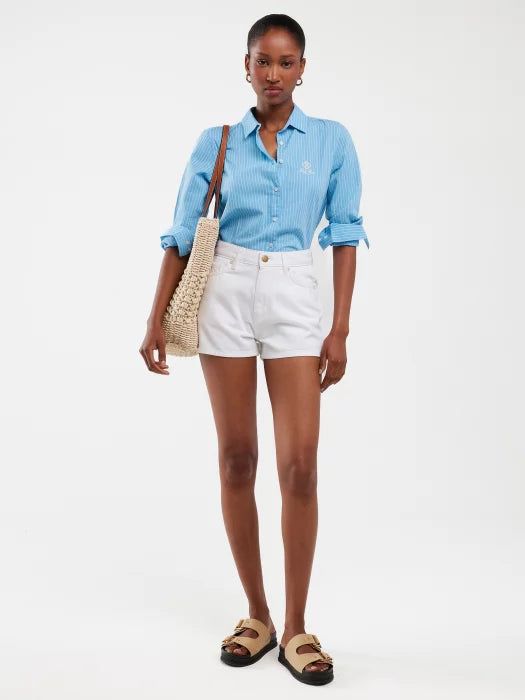 Denim Shorts | White