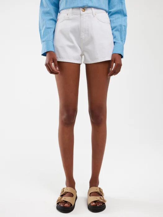 Denim Shorts | White