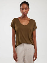 T.Shirt Basic Classic V.Neck | White