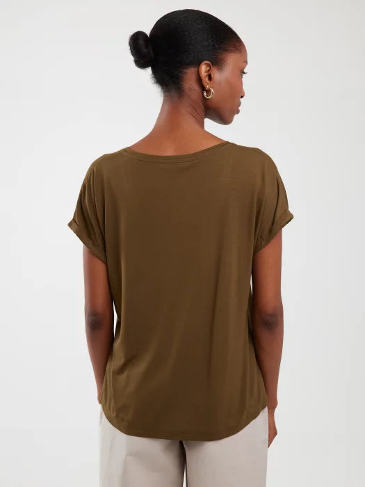 T.Shirt Basic Classic V.Neck | White