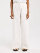 Wide Leg Pant | White