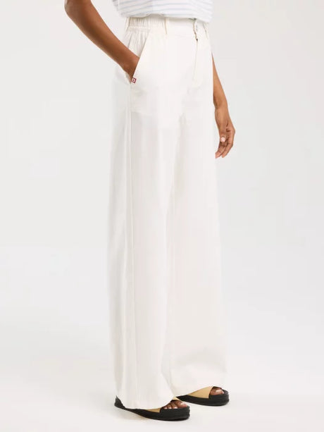 Wide Leg Pant | White