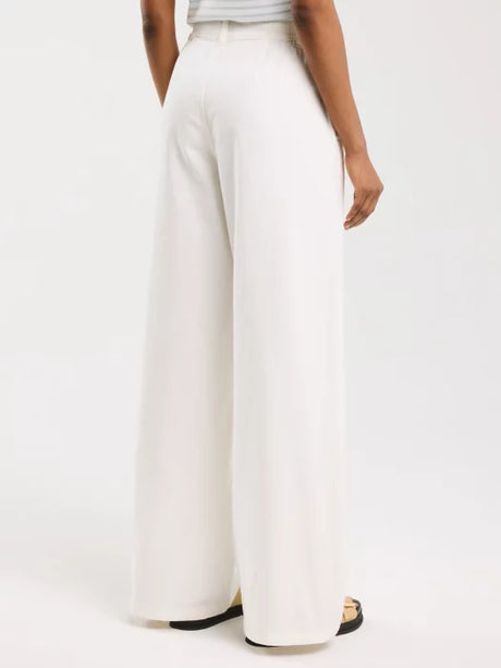 Wide Leg Pant | White
