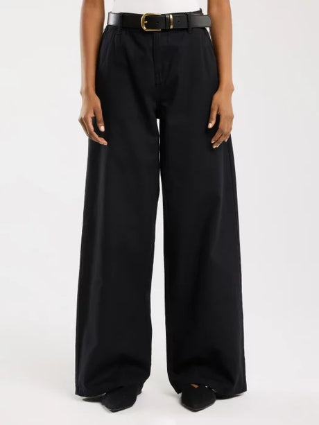 Wide Leg Pant | Black
