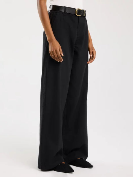 Wide Leg Pant | Black