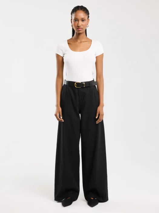 Wide Leg Pant | Black