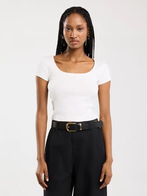 Basic Polo Plain | White