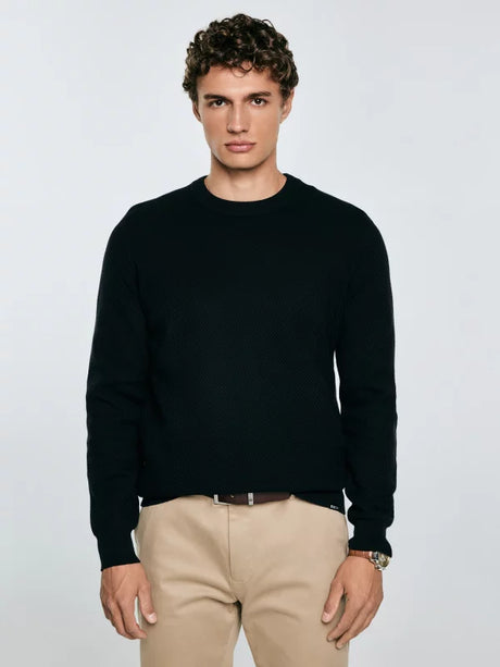 Cotton Sweater | Black