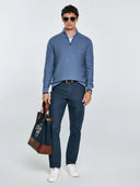 Half-Zip Sweater | Blue