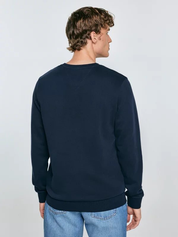 Sweatshirt with Embroidery | Navy Blue
