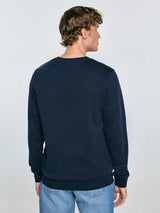 Sweatshirt with Embroidery | Navy Blue