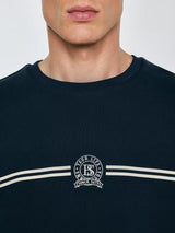 Sweatshirt with Embroidery | Navy Blue